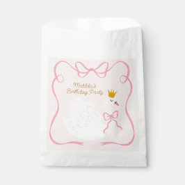 Bolsa De Papel Cumpleaños de la Princesa de Swan