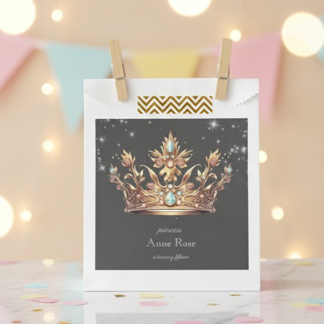 Bolsa De Papel Cumpleaños de la Princesa Real (Subido por el creador)