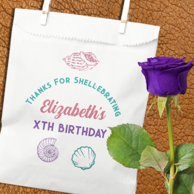 Bolsa De Papel Cumpleaños de los Chicas de las conchas marinas (Subido por el creador)