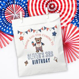 Bolsa De Papel Cumpleaños de los Niños de la Crema de Hielo Patri