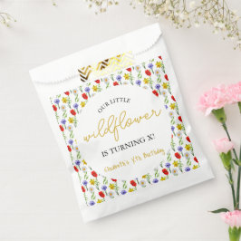 Bolsa De Papel Cumpleaños de los niños de Little Wildflower
