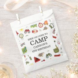 Bolsa De Papel Cumpleaños de niño Un Campista Feliz