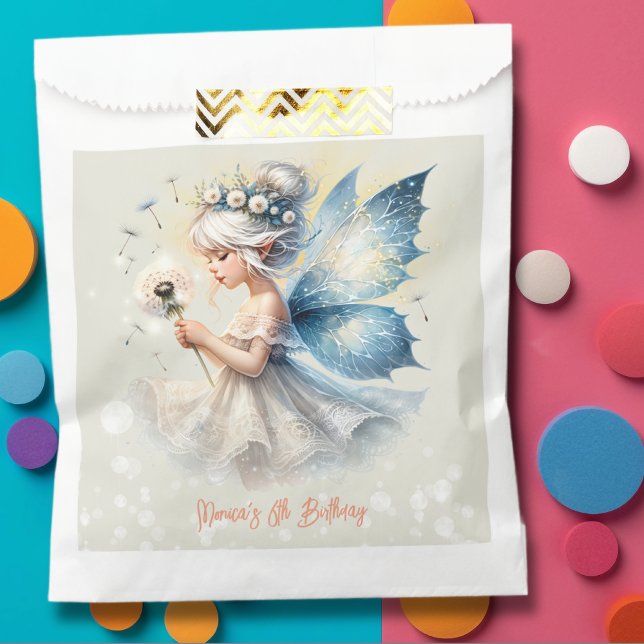 Bolsa De Papel cumpleaños de niños de la silueta de Fairy (Subido por el creador)