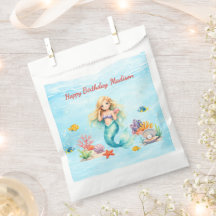 Cumpleaños de Sirena Acuarela