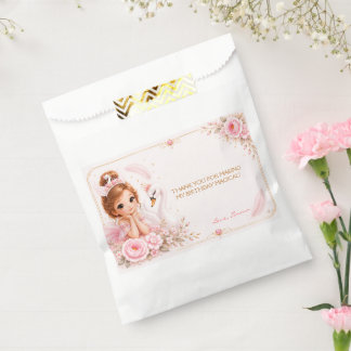 Bolsa De Papel Cumpleaños del cuento de hadas de la princesa cisn