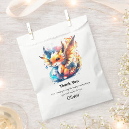 Bolsa De Papel Cumpleaños del Dragon