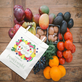 Bolsa De Papel Cumpleaños del mercado de granjeros de cosecha loc