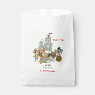 Bolsa De Papel Cumpleaños del Pirata de los Cazadores del Tesoro
