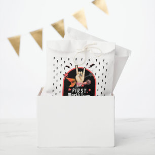 Bolsa De Papel Cumpleaños genial de Rockstar Punk