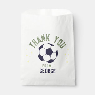 Bolsa De Papel Cumpleaños Genial Fútbol Agradecimiento Niños Cump