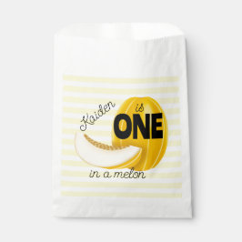 Bolsa De Papel Cumpleaños número uno de sandía