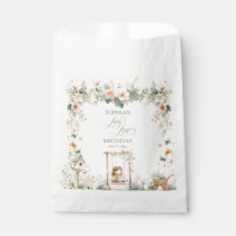 Bolsa De Papel Cumpleaños personalizado de hadas para el primer a