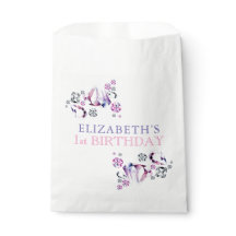 Cumpleaños Rosa Púrpura Acuarela Ella es una Joya 