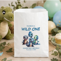 Cumpleaños salvaje del primer cumpleaños del dinos