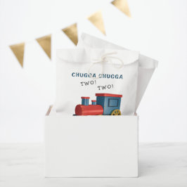 Bolsa De Papel Cumpleaños Segundo de Chugga Two Two Tren