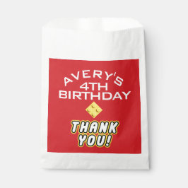 Bolsa De Papel Custom BLOCK PARTY Colorful Bricks Thank You