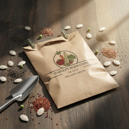 Bolsa De Papel Custom Kraft Seed Envelopes - Personalizable Farm 