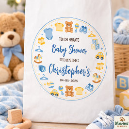 Bolsa De Papel Cute Baby Clothes & Toys Boy Baby Shower
