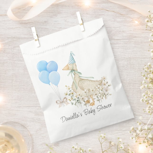 Bolsa De Papel Cute Baby Goose Baby Shower Gifts (Cortado)