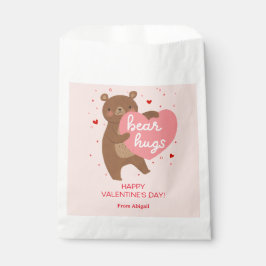 Bolsa De Papel Cute Bear Valentine