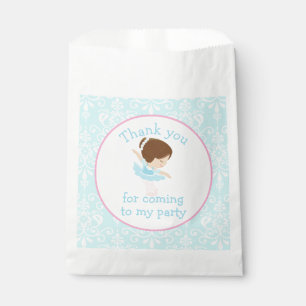 Bolsa De Papel Cute Brunette Ballerina 'Fui a'