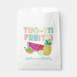 Bolsa De Papel Cute colorido Twotti Frutti 2º cumpleaños