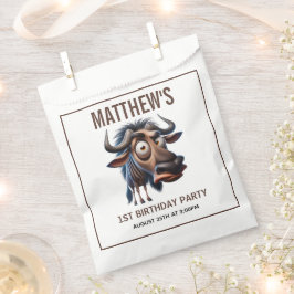 Bolsa De Papel Cute Crazy Cheetah Farm Theme 1st Birthday