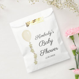 Bolsa De Papel Cute Cream Balloon Baby Shower