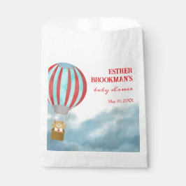 Bolsa De Papel Cute Cub Over the Clouds Baby Shower