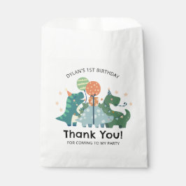 Bolsa De Papel Cute Dinosaurios Fiesta de Cumpleaños Gracias