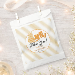 Bolsa De Papel Cute Fat Orange Cat 1st Birthday