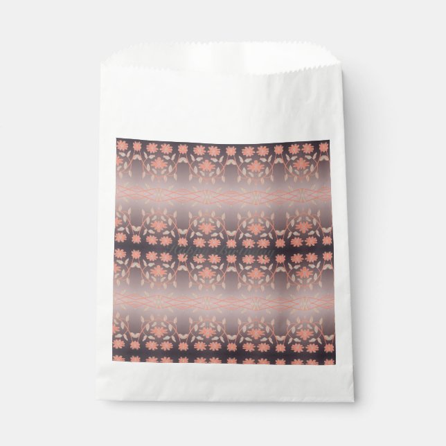 Bolsa De Papel Cute Floral Pattered (Anverso)