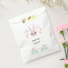 Bolsa De Papel Cute Floral Tiny Hopper Bunny Baby Shower