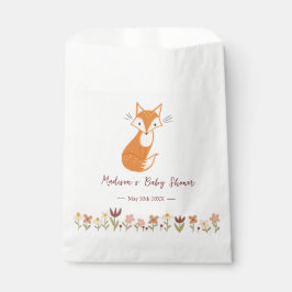 Bolsa De Papel Cute Fox Baby Shower