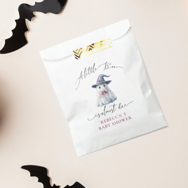 Bolsa De Papel Cute Ghost Pumpkin Boo Halloween Baby Shower  (Subido por el creador)