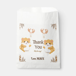 Bolsa De Papel Cute Hamster Baby Shower