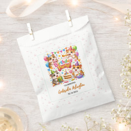 Bolsa De Papel Cute Hamster Birthday Party | Kids Hamster