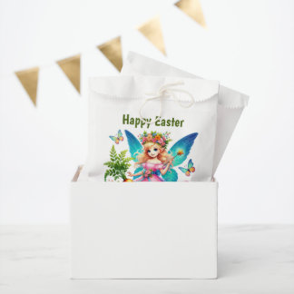 Bolsa De Papel Cute Happy Easter fairy 
