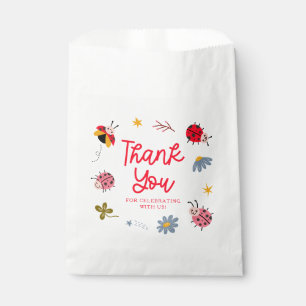 Bolsa De Papel Cute Ladybug Baby Shower