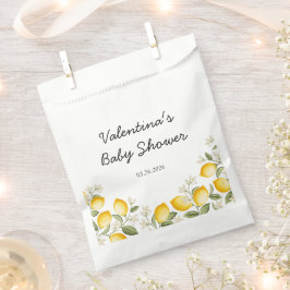 Bolsa De Papel Cute Lemon Citrus Fruit Summer Baby Shower