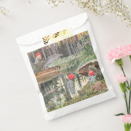 Bolsa De Papel Cute Mushroom Woodland Frog Baby Shower