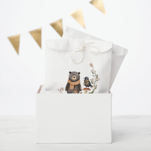Bolsa De Papel Cute Otumn | Woodland Forest Baby Shower (Fiesta)