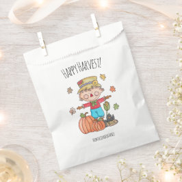 Bolsa De Papel Cute Scarecrow Happy Harvest