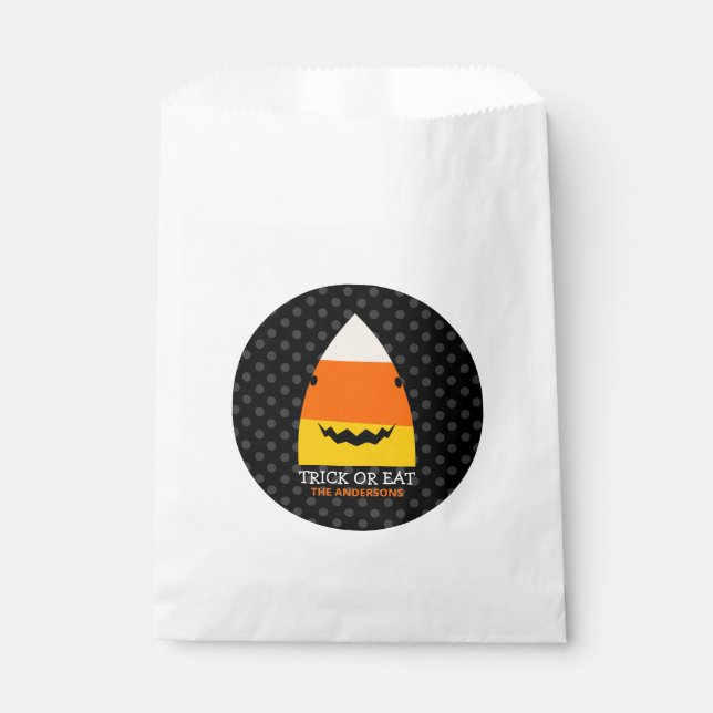 Bolsa De Papel Cute Shark HalloweenFavor Bags (Anverso)