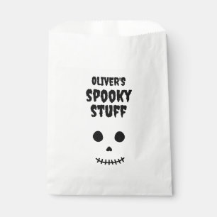 Bolsa De Papel Cute Spooky Studs Kids Halloween Skull