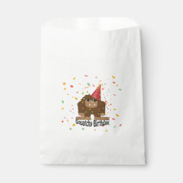 Bolsa De Papel Cute Squatchy Birthday Bigfoot