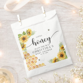 Bolsa De Papel Cute Sunflower Bee Baby Shower