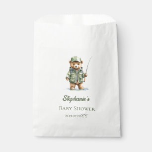 Bolsa De Papel Cute Teddy Bear Oh Boy Fishman Baby Shower