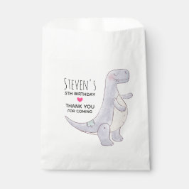 Bolsa De Papel Cute Tyrannosaurus Rex Dinosaur Toy Cumpleaños