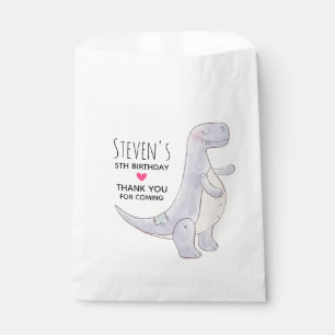 Bolsa De Papel Cute Tyrannosaurus Rex Dinosaur Toy Cumpleaños